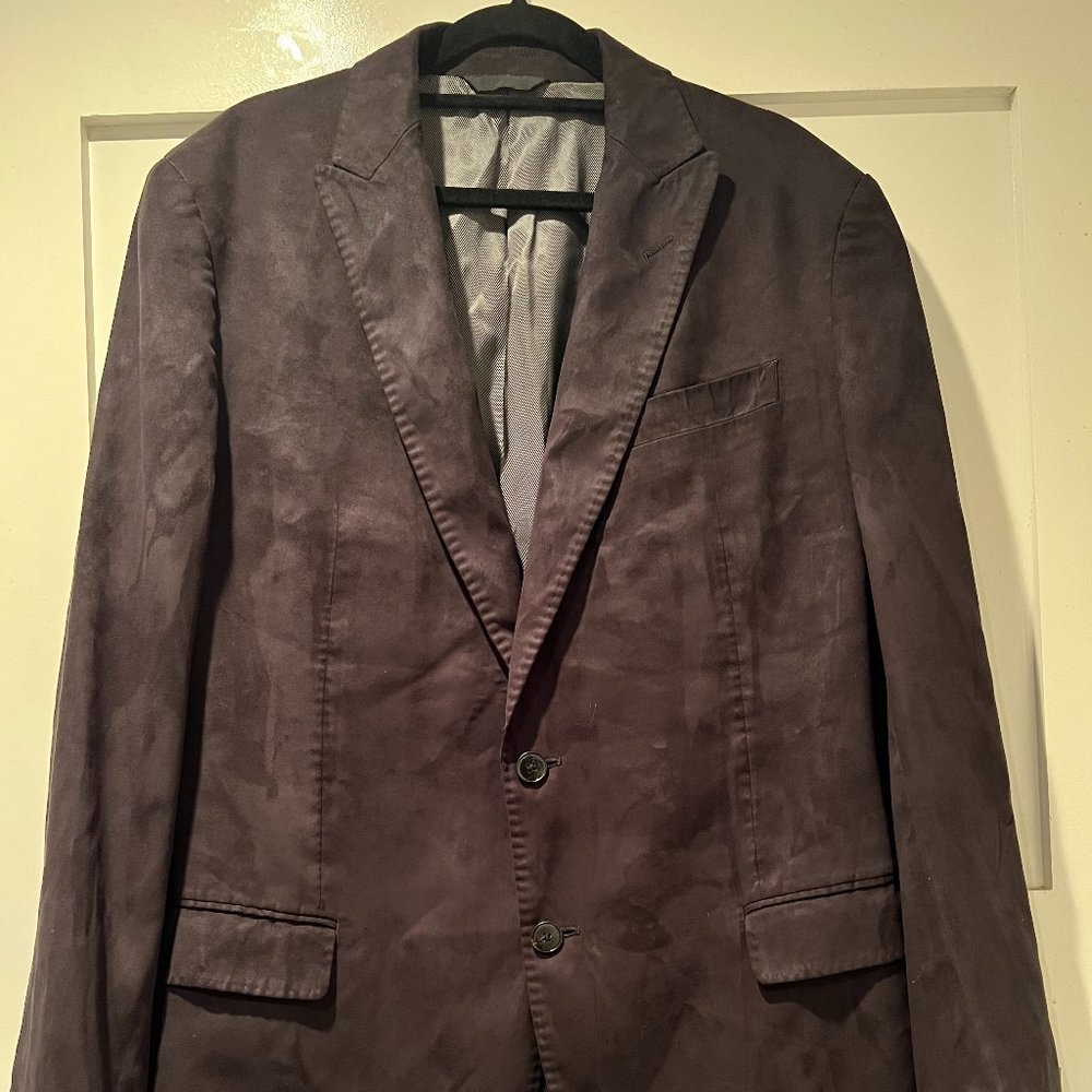Armani Collezioni Black Polyester Blazer